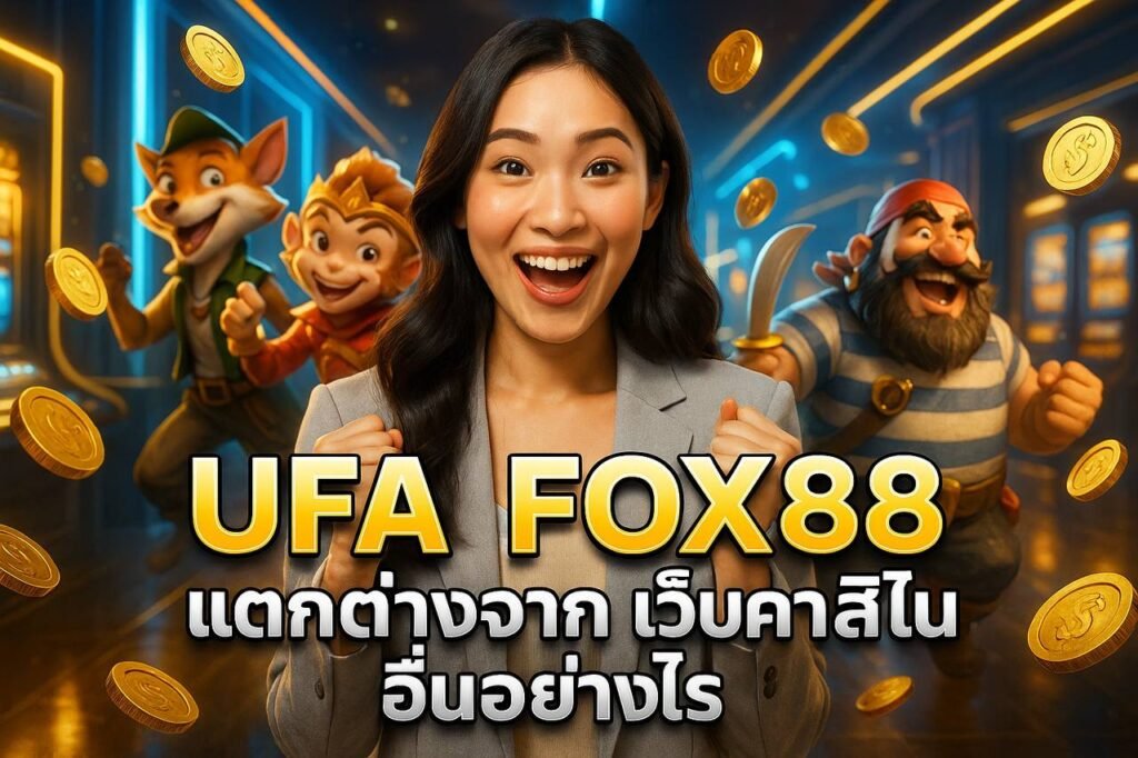 UFA FOX88 แตกต่างจากเว็บคาสิโนอื่นอย่างไร