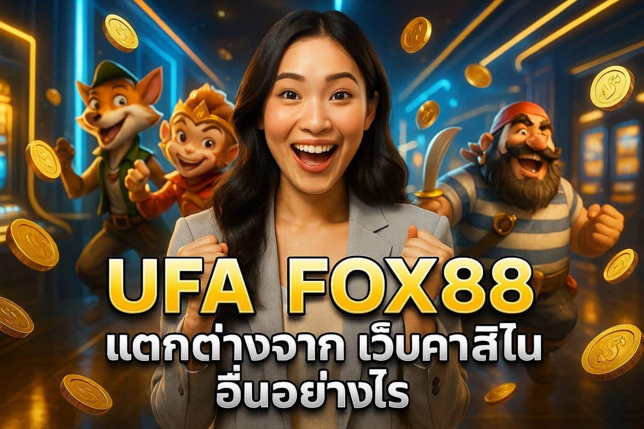 UFA FOX88 แตกต่างจากเว็บคาสิโนอื่นอย่างไร