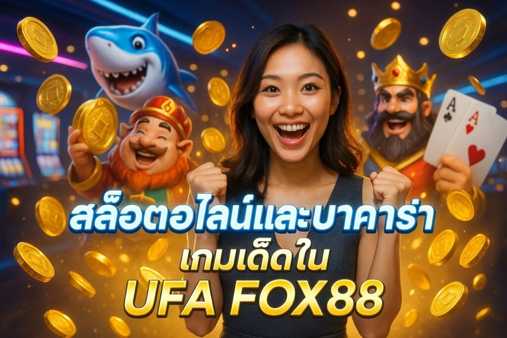 สล็อตออนไลน์และบาคาร่า เกมเด็ดใน UFA FOX88
