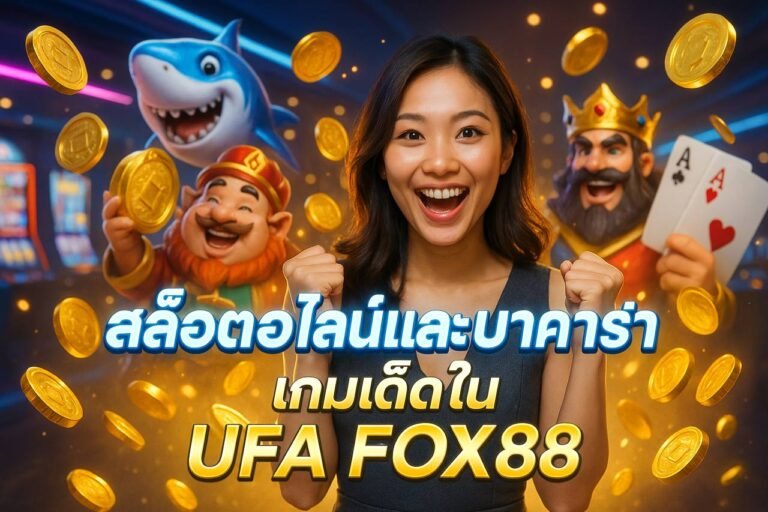 สล็อตออนไลน์และบาคาร่า เกมเด็ดใน UFA FOX88