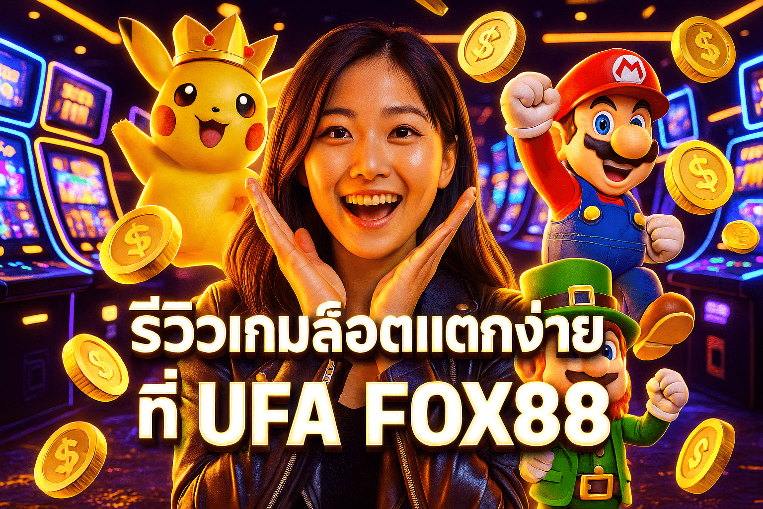 รีวิวเกมสล็อตแตกง่ายที่ UFA FOX88